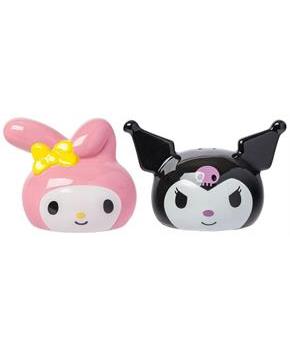 Sanrio My Melody and Kuromi Ceramic Salt and Pepper Shaker Set