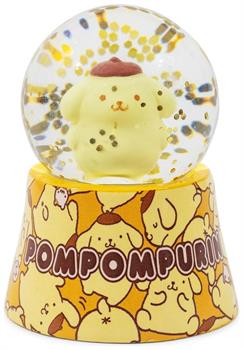 Sanrio Pompompurin Mini Light-Up Snow Globe | 3 Inches Tall
