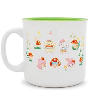 Sanrio Hello Kitty and Friends Mushroom Crew 20-Ounce Ceramic Camper Mug