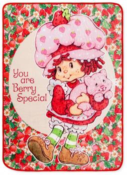 Strawberry Shortcake "Berry Special" Raschel Throw Blanket | 45 x 60 Inches