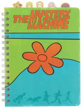 Scooby-Doo Mystery Machine 5-Tab Spiral Notebook With 75 Sheets