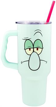 Nickelodeon SpongeBob SquarePants Squidward 40-Ounce Stainless Steel Tumbler