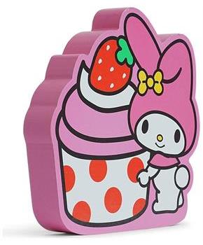 Sanrio My Melody Strawberry Cupcake Die-Cut Wooden Wall Art Sign