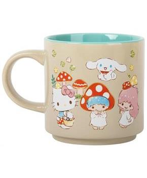 Sanrio Hello Kitty and Friends Mushroom Crew Single Stackable Ceramic Mug