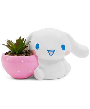 Sanrio Cinnamoroll Strawberry Ceramic Mini Planter With Artificial Succulent