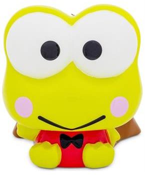 Sanrio Keroppi Stump 4-Inch Ceramic Mini Planter With Artificial Succulent