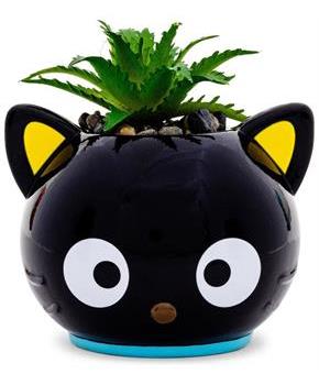 Sanrio Chococat 3-Inch Ceramic Mini Planter With Artificial Succulent