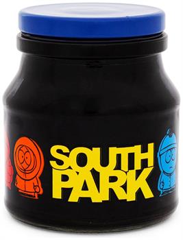 South Park Characters Glass Storage Jar With Lid | Holds 5 Ounces