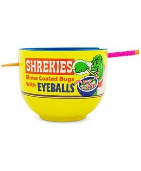 Shrek "Shrekies Eyeballs Cereal" 20-Ounce Ramen Bowl and Chopstick Set