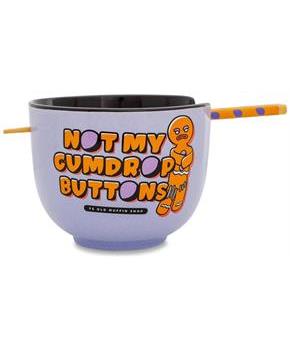 Shrek Gingerbread Man 20-Ounce Ceramic Ramen Bowl and Chopstick Set