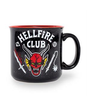 Stranger Things Hellfire Club Ceramic Camper Mug | Holds 20 Ounces