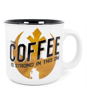 Star Wars Coffee is Strong In This One 20oz Ceramic Camper Coffee Mug