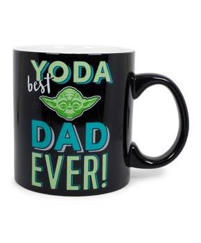 Star Wars "Yoda Best Dad Ever" Ceramic Mug | Holds 20 Ounces | Toynk Exclusive