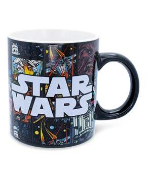 Star Wars Allover Comic Print Ceramic Mug | Holds 20 Ounces