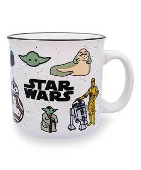 Star Wars Characters Ceramic Camper Mug | Holds 20 Ounces