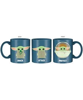 Star Wars The Mandalorian The Child Protect Attack Snack 20oz Ceramic Mug
