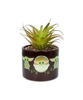 Star Wars: The Mandalorian The Child Ceramic Planter with Artificial Succulent