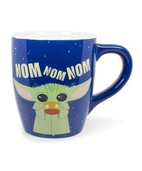 Star Wars: The Mandalorian The Child "Nom Nom Nom" Ceramic Mug | Holds 25 Ounces