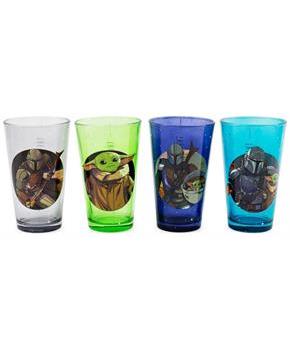 Star Wars: The Mandalorian 16-Ounce Pint Glasses | Set of 4