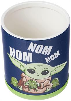 Star Wars The Mandalorian The Child Nom Frogs Large Ceramic Cookie Jar