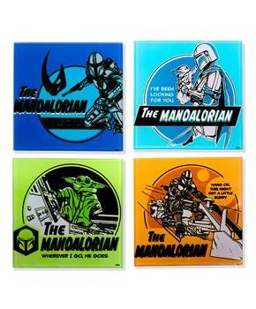Star Wars: The Mandalorian Quotes Glass Coasters | Set of 4