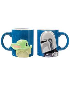 Star Wars The Mandalorian and Child 20-Ounce Ceramic Mug 2-Pack
