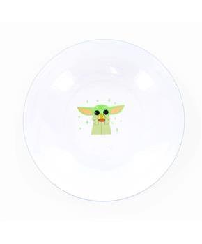 Star Wars The Mandalorian Grogu Snack Time 9 Inch Ceramic Dinner Bowl