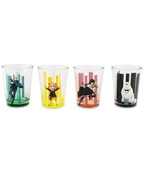 Spy x Family Trio and Logo 2-Ounce Mini Shot Glasses | Set of 4