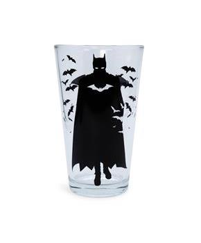 DC Comics The Batman Movie Logo Pint Glass | Holds 16 Ounces