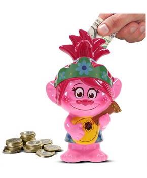 Trolls Poppy Sculpted Ceramic Money Bank | 6 Inches Tall