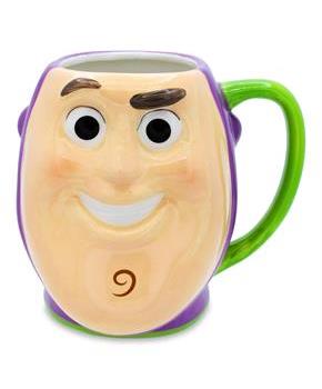 Disney Pixar Toy Story Buzz Lightyear Sculpted Ceramic Mug | Holds 20 Ounces