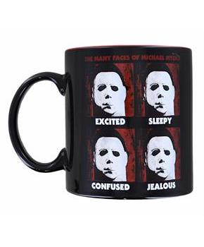 Halloween Many Faces of Michael Myers 20 Ounce Ceramic Mug