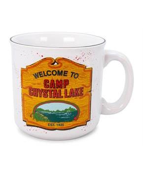 Friday the 13th Welcome To Camp Crystal Lake Ceramic Camper Mug | 20 Ounces