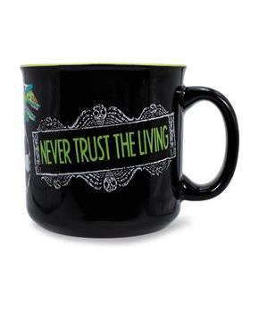 Beetlejuice "Never Trust the Living" Ceramic Camper Mug | Holds 20 Ounces