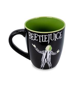 Beetlejuice "Ghost With The Most" Curved Ceramic Mug | Holds 25 Ounces