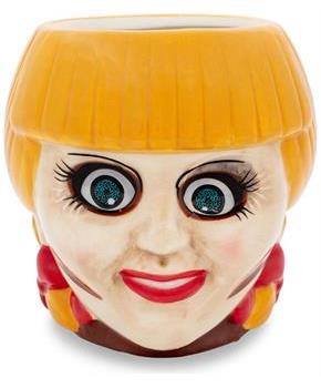 The Conjuring Annabelle Head Sculpted Ceramic Mug | Holds 20 Ounces