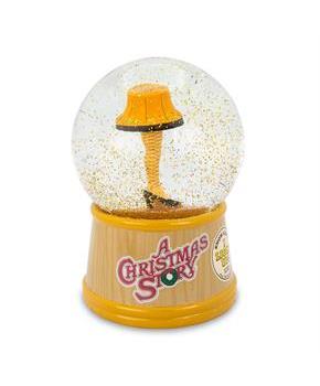 A Christmas Story Leg Lamp Light-Up Collectible Snow Globe | 6 Inches Tall