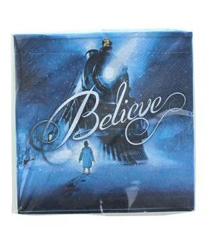 The Polar Express Train Arrival 13 Inch Dinner Napkins | 16 Count