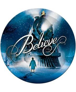 The Polar Express Train Arrival 9 Inch Paper Plates | 8 Count
