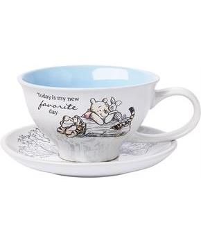 Winnie The Pooh 12oz Ceramic Tea Cup and Saucer Set