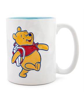 Disney Winnie the Pooh "Adventure Awaits" Pottery Ceramic Mug | Holds 16 Ounces
