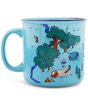 Disney Winnie the Pooh Map of the Hundred Acre Wood Ceramic Mug | Holds 20 Ounce