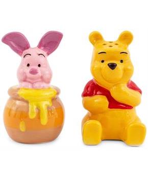 Disney Winnie The Pooh And Piglet Salt and Pepper Shakers | Set of 2