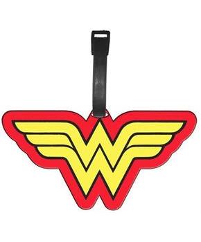 DC Wonder Woman Logo Luggage Tag and Suitcase Label