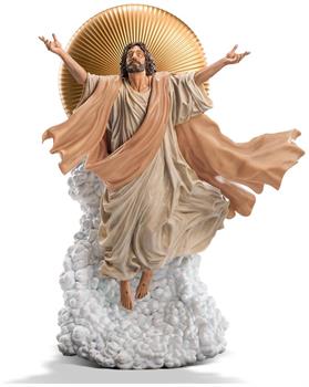 Ascension of Jesus Christ 27-Inch Premium Statue | 1:4 Scale Tan Robe Edition