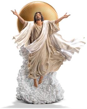 Ascension of Jesus Christ 11-Inch Premium Statue | 1:10 Scale White Robe Edition