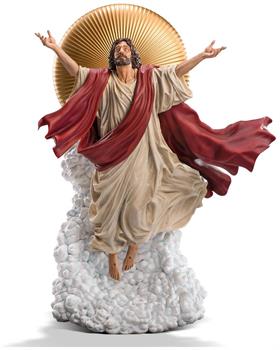 Ascension of Jesus Christ 11-Inch Premium Statue | 1:10 Scale Red Robe Edition