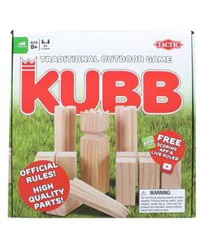 Kubb | Outdoor Wooden Blocks Game | For 2+ Players