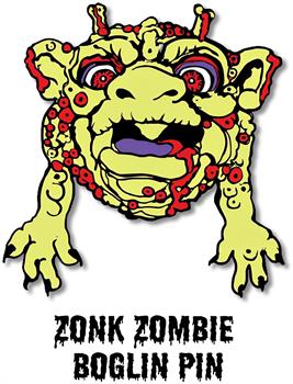 Boglins Zonk Zombie Enamel Collectible Pin