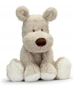 Teddykompaniet Teddy Cream Medium Dog Plush | Grey